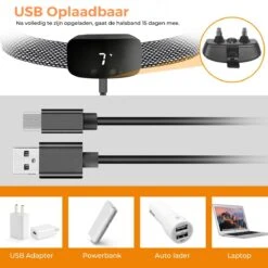 Amaeze Anti Blafband - Opvoedingshalsband Zonder Schok En Diervriendelijk – Blafband Voor Honden – Opvoedingshalsbanden - Voor Kleine En Grote Honden - Antiblafband Zonder Schok Waterdicht - Oplaadbaar - Vibratie En Audio -Exporteren Alles Voor Honden Winkel 1200x1200 553