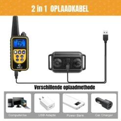 W&Z® Anti Blafband Inclusief Afstandsbediening- 3-60KG - Diervriendelijk - Zonder Schok - Vibratie/Audio/Licht - Anti Blaf Band - Water Bestendig -Exporteren Alles Voor Honden Winkel 1200x1200 555