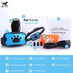 PetFriends Anti Blafband Zonder Schok - Gratis Hondenfluit - USB Oplaadbaar - Anti Blaf Apparaat - Opvoedingshalsband - Voor Grote En Kleine Honden 18 PetFriends Anti Blafband Zonder Schok - Gratis Hondenfluit - USB Oplaadbaar - Anti Blaf Apparaat - Opvoedingshalsband - Voor Grote En Kleine Honden -Exporteren Alles Voor Honden Winkel 1200x1200 562