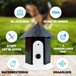 Vulpes Pets® Anti Blaf Apparaat Pro - Anti Blafband Voor Alle Honden - Luxe Hondentrainer - Diervriendelijk & Zonder Schok - Inclusief 9V Batterij - Waterbestendig - Ophangbaar - Instelbare Ultrasone Niveauregeling - 4 Standen 21 Vulpes Pets® Anti Blaf Apparaat Pro - Anti Blafband Voor Alle Honden - Luxe Hondentrainer - Diervriendelijk & Zonder Schok - Inclusief 9V Batterij - Waterbestendig - Ophangbaar - Instelbare Ultrasone Niveauregeling - 4 Standen -Exporteren Alles Voor Honden Winkel 1200x1200 588