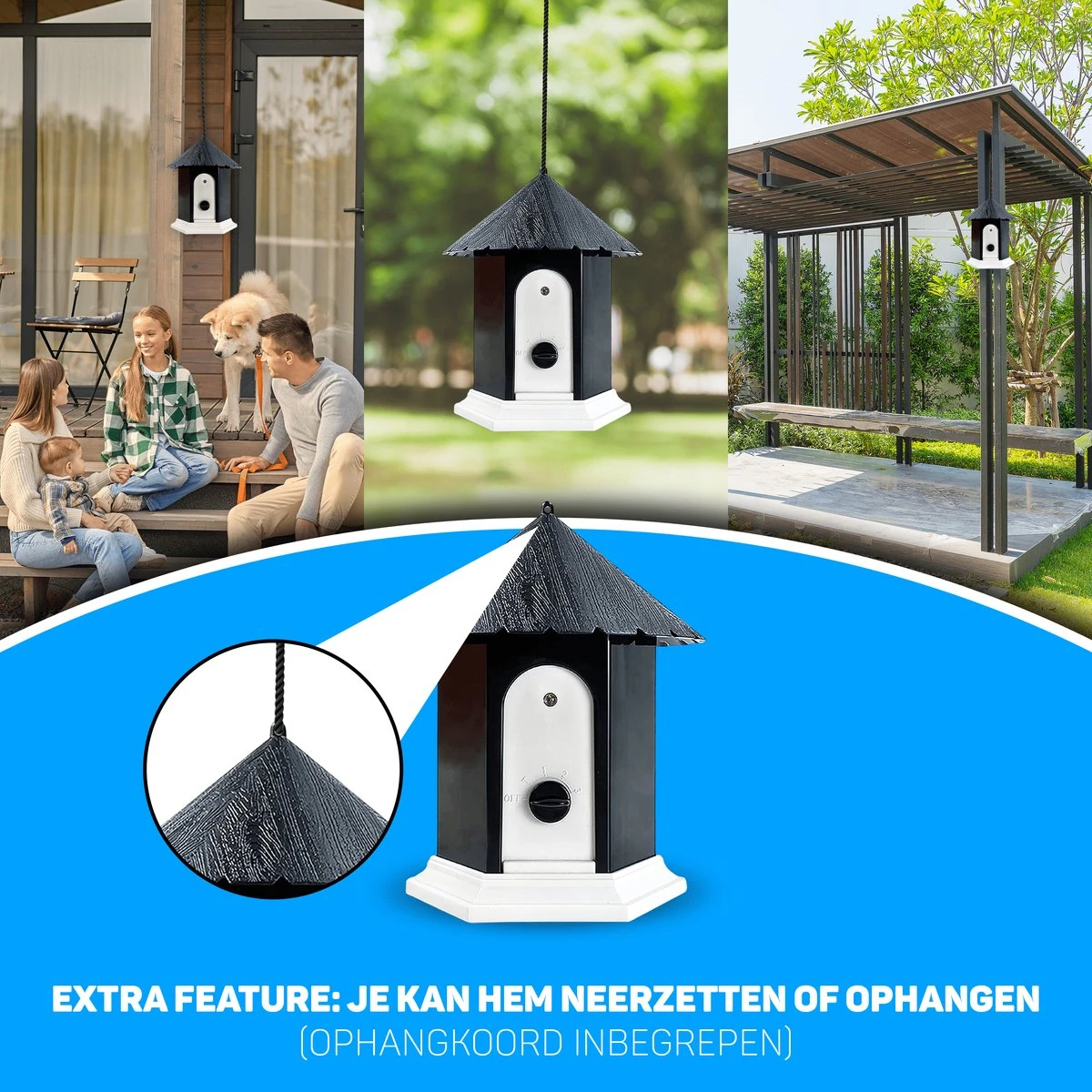 Vulpes Pets® Anti Blaf Apparaat Pro - Anti Blafband Voor Alle Honden - Luxe Hondentrainer - Diervriendelijk & Zonder Schok - Inclusief 9V Batterij - Waterbestendig - Ophangbaar - Instelbare Ultrasone Niveauregeling - 4 Standen 11 Vulpes Pets® Anti Blaf Apparaat Pro - Anti Blafband Voor Alle Honden - Luxe Hondentrainer - Diervriendelijk & Zonder Schok - Inclusief 9V Batterij - Waterbestendig - Ophangbaar - Instelbare Ultrasone Niveauregeling - 4 Standen - Afbeelding 9