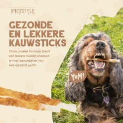 Petstyleliving Gedraaide Sticks Met Kip - Voordeelzak 100 Stuks 12,5cm - Hersluitbaar - Hondensnacks - Kauwstaaf -Exporteren Alles Voor Honden Winkel 1200x1200 72