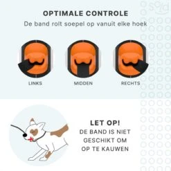 Hondenriem Tape - 5 Meter - Medium - Voor Honden <25 Kg - Zwart-Wit 12 Hondenriem Tape - 5 Meter - Medium - Voor Honden <25 Kg - Zwart-Wit -Exporteren Alles Voor Honden Winkel 1200x1200 740