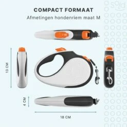 Hondenriem Tape - 5 Meter - Medium - Voor Honden <25 Kg - Zwart-Wit 17 Hondenriem Tape - 5 Meter - Medium - Voor Honden <25 Kg - Zwart-Wit -Exporteren Alles Voor Honden Winkel 1200x1200 745