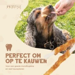 Petstyleliving Gedraaide Sticks Met Kip - Voordeelzak 100 Stuks 12,5cm - Hersluitbaar - Hondensnacks - Kauwstaaf -Exporteren Alles Voor Honden Winkel 1200x1200 75