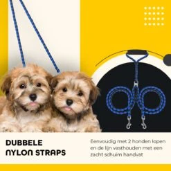 KCMultisupplies Dubbele Hondenriem Voor 2 Honden - Duo Hondenlijn Voor Hond - 120cm - Hondenleiband Riem -Exporteren Alles Voor Honden Winkel 1200x1200 770