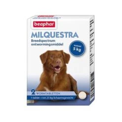 Beaphar Milquestra Kleine Hond/Puppy - Ontwormingsmiddel - 2 Tabletten -Exporteren Alles Voor Honden Winkel 1200x1200 790