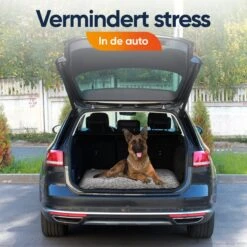 Happysnoots Hondenkussen 70 X 50cm - Hondenbed - Donut Dog Bed - Fluffy - Grijs - Wasbaar -Exporteren Alles Voor Honden Winkel 1200x1200 919