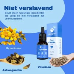 Aerend - Kalmerende Druppels Voor Honden - Zanipro® 30ml - Ontspanning En Antistress Middel Om Gedragsproblemen Te Verlichten - 100% Natuurlijk Uit Het Verenigd Koninkrijk - Met Ashwagandha & Valeriaan - No-stress - Voor Thuis En Onderweg -Exporteren Alles Voor Honden Winkel 1200x1200 97