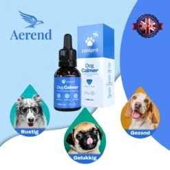Aerend - Kalmerende Druppels Voor Honden - Zanipro® 30ml - Ontspanning En Antistress Middel Om Gedragsproblemen Te Verlichten - 100% Natuurlijk Uit Het Verenigd Koninkrijk - Met Ashwagandha & Valeriaan - No-stress - Voor Thuis En Onderweg -Exporteren Alles Voor Honden Winkel 1200x1200 98