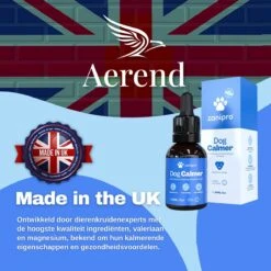Aerend - Kalmerende Druppels Voor Honden - Zanipro® 30ml - Ontspanning En Antistress Middel Om Gedragsproblemen Te Verlichten - 100% Natuurlijk Uit Het Verenigd Koninkrijk - Met Ashwagandha & Valeriaan - No-stress - Voor Thuis En Onderweg -Exporteren Alles Voor Honden Winkel 1200x1200 99