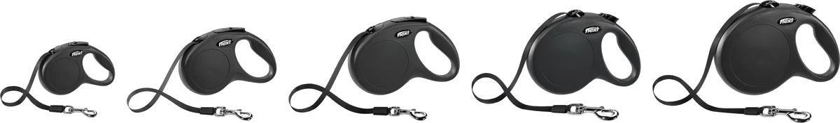 Flexi New Classic Band Zwart L - 8M - Zwart - L - 8 Meter - < 50 Kg 5 Flexi New Classic Band Zwart L - 8M - Zwart - L - 8 Meter - < 50 Kg - Afbeelding 3