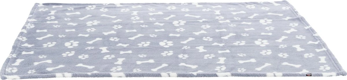 Trixie Hondendeken Kenny 75 X 50 Cm Fleece Blauw 7 Trixie Hondendeken Kenny 75 X 50 Cm Fleece Blauw - Afbeelding 5