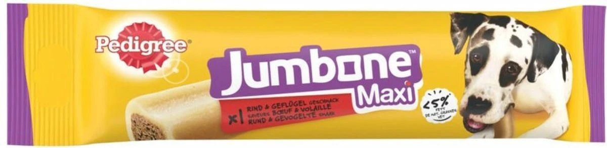Pedigree Jumbone Hondensnacks Maxi - Rund & Gevogelte - 12 Stuks 6 Pedigree Jumbone Hondensnacks Maxi - Rund & Gevogelte - 12 Stuks - Afbeelding 4
