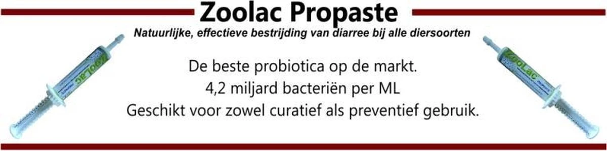 Zoolac Propaste - Probiotica Pasta - 60 Ml 6 Zoolac Propaste - Probiotica Pasta - 60 Ml - Afbeelding 4