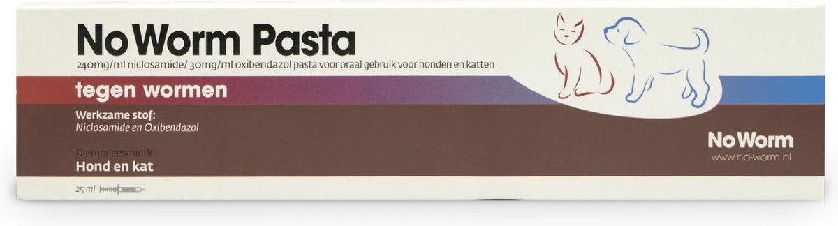 Exil No Worm Pasta - Hond En Kat - Ontworming - 25 Ml 3 Exil No Worm Pasta - Hond En Kat - Ontworming - 25 Ml