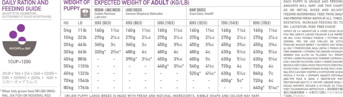 Orijen Puppy Large Breed 4 Orijen Puppy Large Breed - Afbeelding 2