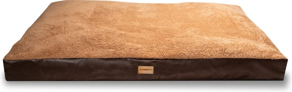 PrimePlus Hondenkussen XL Bruin/Cognac - 120x80x10 CM - Zacht En Luxe Hondenmand - Hondenbed - Hondenmat - Orthopedisch Hondenkussens 4 PrimePlus Hondenkussen XL Bruin/Cognac - 120x80x10 CM - Zacht En Luxe Hondenmand - Hondenbed - Hondenmat - Orthopedisch Hondenkussens - Afbeelding 2