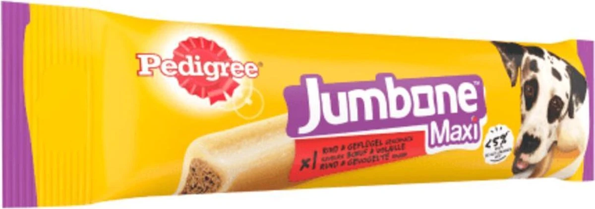 Pedigree Jumbone Hondensnacks Maxi - Rund & Gevogelte - 12 Stuks 4 Pedigree Jumbone Hondensnacks Maxi - Rund & Gevogelte - 12 Stuks - Afbeelding 2