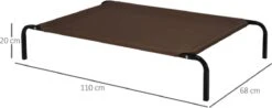 Hondenbed - Hondenstretcher - Honden Ligbed - Inclusief 2 Overtrekhoezen - XL - 110x68cm - Grijs En Koffie -Exporteren Alles Voor Honden Winkel 1200x476 1