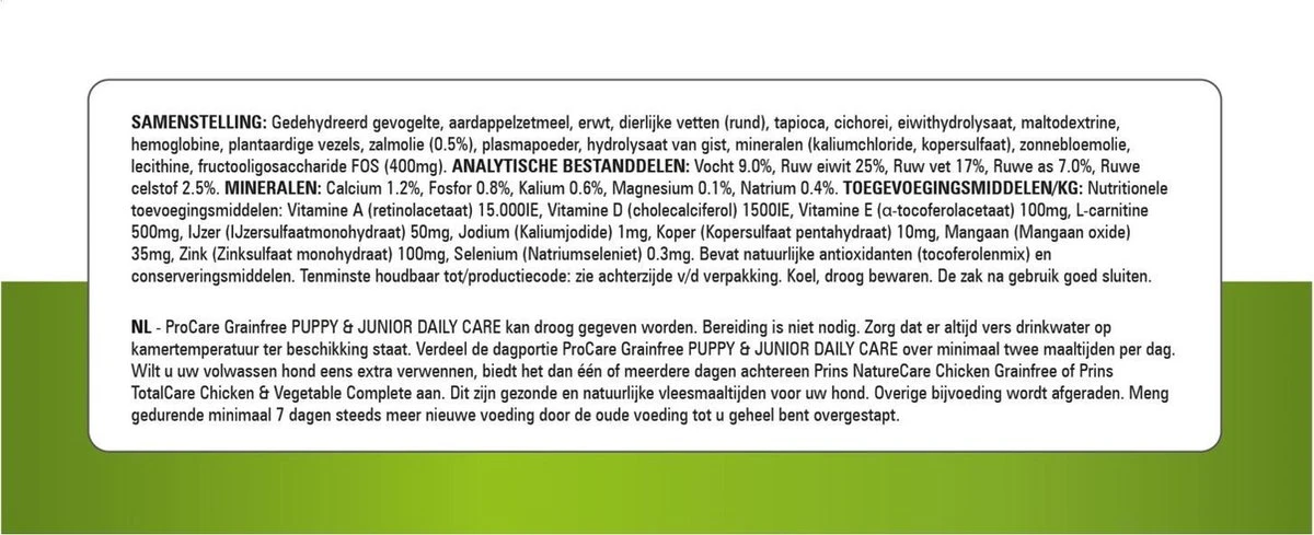 Prins Procare Daily Care Graanvrij - Hondenvoer - 7,5 Kg 9 Prins Procare Daily Care Graanvrij - Hondenvoer - 7,5 Kg - Afbeelding 7