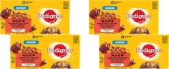 Pedigree Senior In Gelei Honden Natvoer - Vlees En Gevogelte In Gelei - 48 X 100 Gr -Exporteren Alles Voor Honden Winkel 1200x490 1