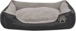 VidaXL Hondenbed Met Gewatteerd Kussen Maat S Zwart -Exporteren Alles Voor Honden Winkel 1200x500 1