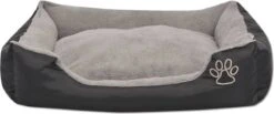 VidaXL Hondenbed Met Gewatteerd Kussen Maat S Zwart -Exporteren Alles Voor Honden Winkel 1200x502