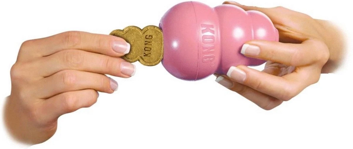 Kong Stuff 'N Snacks Puppy Hondensnack - Kip&Rijst - L 4 Kong Stuff 'N Snacks Puppy Hondensnack - Kip&Rijst - L - Afbeelding 2