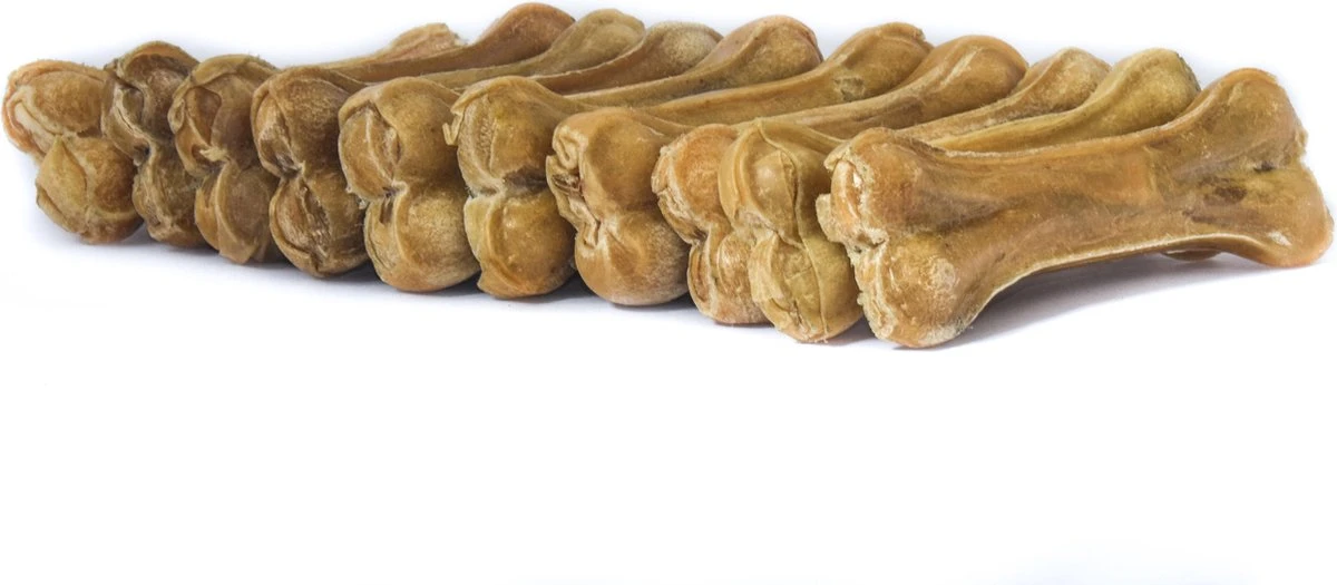 Geperste Kauwbot 10cm 10 Stuks - Hondensnacks - Hondenbot - Kauwbotten - Kauwsnacks - Kleine Hond 3 Geperste Kauwbot 10cm 10 Stuks - Hondensnacks - Hondenbot - Kauwbotten - Kauwsnacks - Kleine Hond