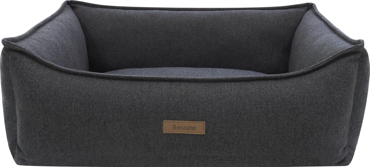 Benzano - Orthopedische Hondenmand - Wasmachine Wasbaar - Memory Foam - Donkergrijs - 100 CM 3 Benzano - Orthopedische Hondenmand - Wasmachine Wasbaar - Memory Foam - Donkergrijs - 100 CM