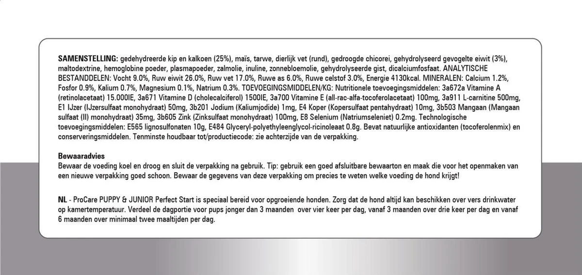 Prins Procare Puppy/Junior - 7.5 KG 10 Prins Procare Puppy/Junior - 7.5 KG - Afbeelding 8