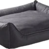 Ultra Orthopedische Sofa - Lederlook - Zwart - Maat L