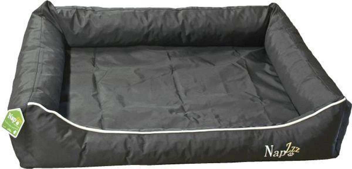 NapZZZ Hondenmand Waterproof Divan Zwart XL: 120 X 90 Cm 4 NapZZZ Hondenmand Waterproof Divan Zwart XL: 120 X 90 Cm - Afbeelding 2