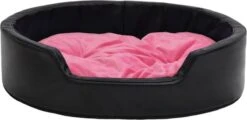 VidaXL Hondenmand 69x59x19 Cm Pluche En Kunstleer Zwart En Roze 15 VidaXL Hondenmand 69x59x19 Cm Pluche En Kunstleer Zwart En Roze -Exporteren Alles Voor Honden Winkel 1200x583 1
