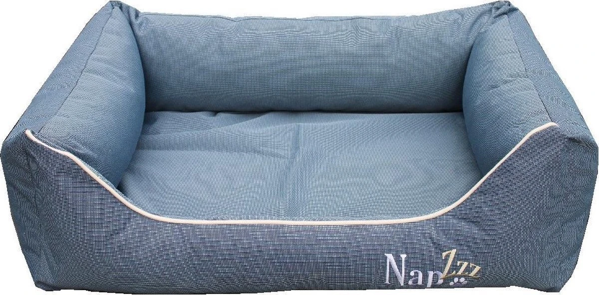 NapZZZ Hondenmand Divan WP Blauw L 100 X 80 X25 Cm 3 NapZZZ Hondenmand Divan WP Blauw L 100 X 80 X25 Cm