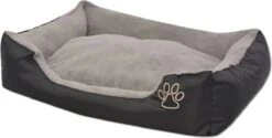 VidaXL Hondenbed Met Gewatteerd Kussen Maat S Zwart -Exporteren Alles Voor Honden Winkel 1200x606 2