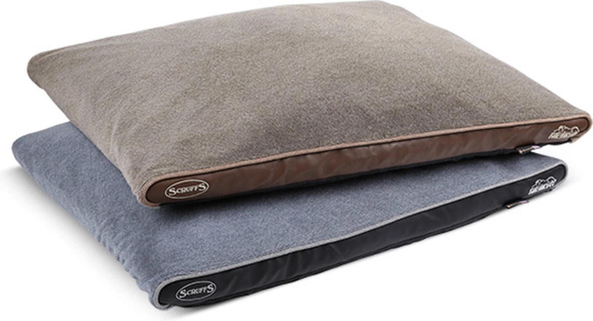 Scruffs Chateau - Hondenbed Orthopedisch Met Memory Foam Voor Extra Steun Voor Rug En Gewrichten - Grijs & Bruin Maat M/L - Kleur: Grijs, Maat: Medium 5 Scruffs Chateau - Hondenbed Orthopedisch Met Memory Foam Voor Extra Steun Voor Rug En Gewrichten - Grijs & Bruin Maat M/L - Kleur: Grijs, Maat: Medium - Afbeelding 3