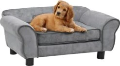 VidaXL Hondenbank 72x45x30 Cm Pluche Grijs 21 VidaXL Hondenbank 72x45x30 Cm Pluche Grijs -Exporteren Alles Voor Honden Winkel 1200x659 2