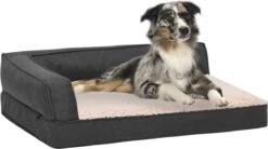 VidaXL Hondenbed Ergonomisch Linnen-look 60x42 Cm Fleece Donkergrijs 19 VidaXL Hondenbed Ergonomisch Linnen-look 60x42 Cm Fleece Donkergrijs -Exporteren Alles Voor Honden Winkel 1200x669 3