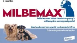 Milbemax Kleine Hond & Puppy's Van 0,5 Kg Tot 10 Kg - 1 St à 2 X 2 Tabletten -Exporteren Alles Voor Honden Winkel 1200x678 1