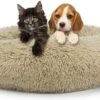 Behave Donut Hondenmand - Hondenkussen - Hondenbed - Kattenmand - Fluffy - Donut - 50cm - Beige -Exporteren Alles Voor Honden Winkel 1200x681 3