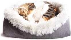 Reayou Kattenmand - Kattenkussen - Kattenbed Hondenkussen - Hondenmand - Grijs- 51 X 61 Cm -Exporteren Alles Voor Honden Winkel 1200x682 4