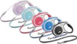 Hondenriem - Looplijn - FLEXI Rollijn NEW COMFORT Koord - M - Rose - 8 Meter -Exporteren Alles Voor Honden Winkel 1200x685