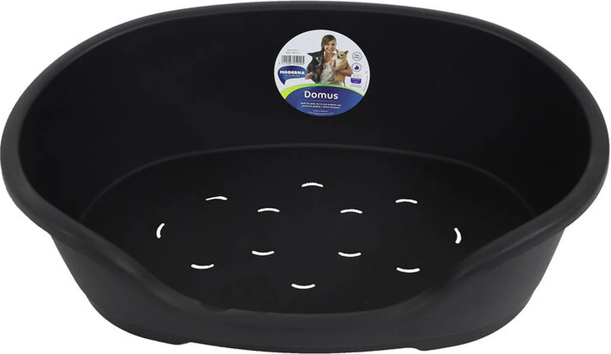 Flamingo - Hondenmand Domus - S - Zwart - 50/58 X 38 X 20 Cm 7 Flamingo - Hondenmand Domus - S - Zwart - 50/58 X 38 X 20 Cm - Afbeelding 5