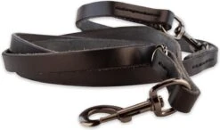 Multifunctionele Hondenriem - 220cm - Volledig Zwart - Leren Hondenriem - 100% Volnerfleer - Hondenriem Leer -Exporteren Alles Voor Honden Winkel 1200x707