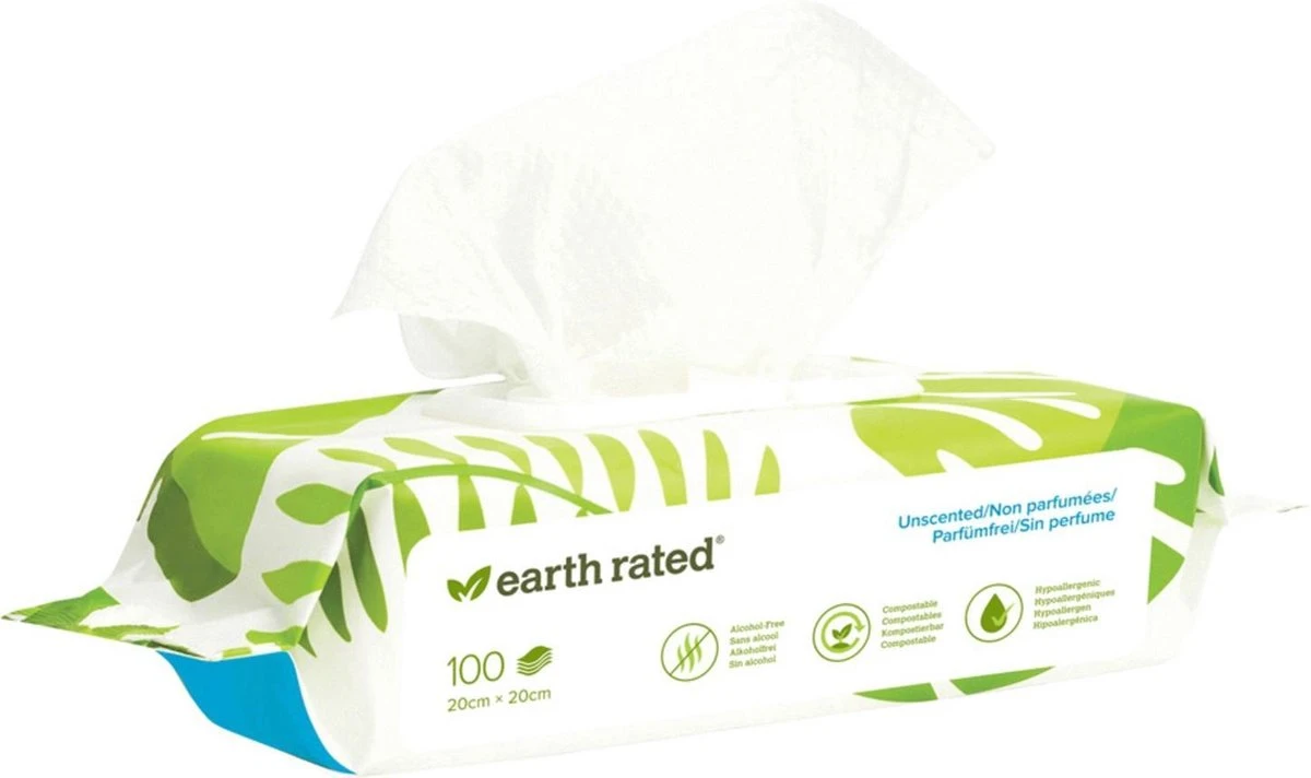 Earth Rated Dog Wipes Schoonmaakdoekjes Geurloos 100 Doekjes 3 Earth Rated Dog Wipes Schoonmaakdoekjes Geurloos 100 Doekjes