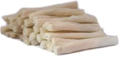 YOEKL Kauwstaaf Witte Rol 15,5cm Voordeelzak 100 Stuks - Hondensnacks - Hondensnoepjes - Hondenbot - Kauwbot - Puppy