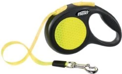 Flexi New Neon Tape - Hondenriem - Geel/Zwart - L - 5 M - (<50 Kg) -Exporteren Alles Voor Honden Winkel 1200x733 5
