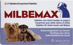 Milbemax Kleine Hond & Puppy's Van 0,5 Kg Tot 10 Kg - 1 St à 2 X 2 Tabletten -Exporteren Alles Voor Honden Winkel 1200x743 1